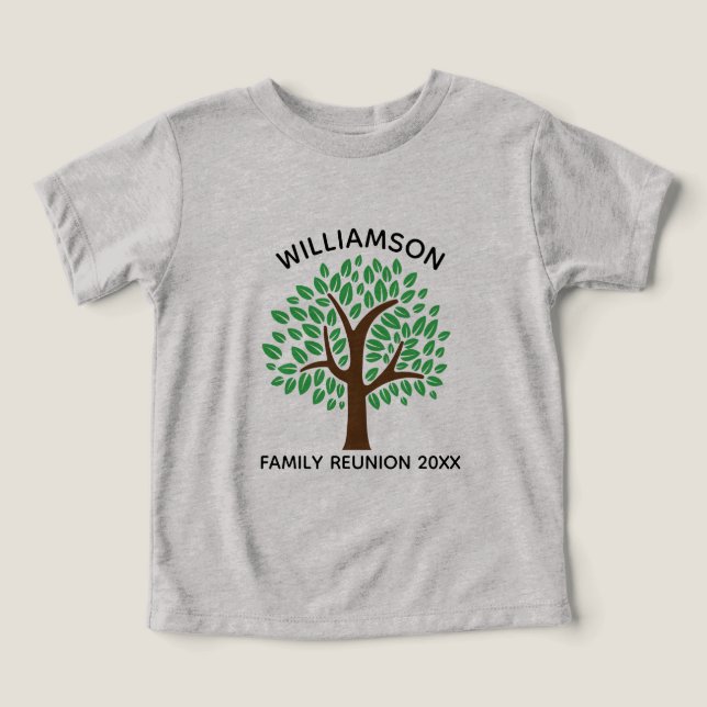 Festa de Reunião Personalizada em Árvore Familiar (Design frontal)