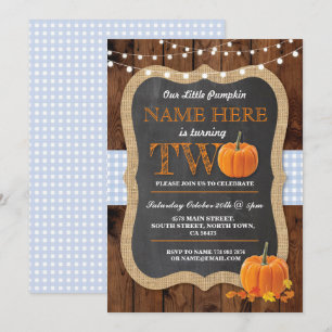 Festa de segundo aniversário de Bomba Dois Convite