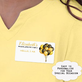 Festa de solteira Balões Nomes de etiqueta de Etiq