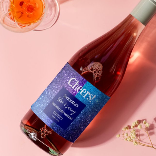 Festa de solteira brilhante azul (Criador carregado)