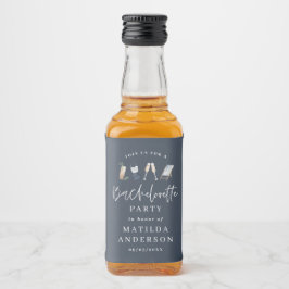 Festa de solteira cinzenta azul elegante