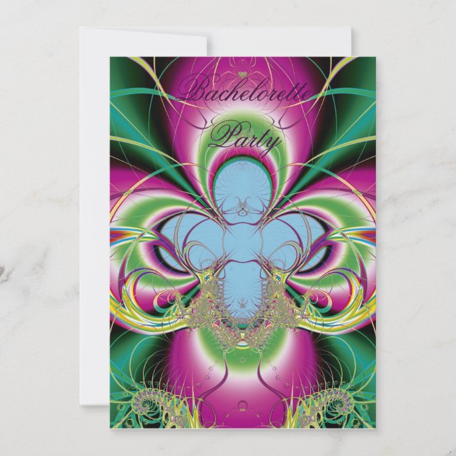 Festa de solteira de convites (Frente)