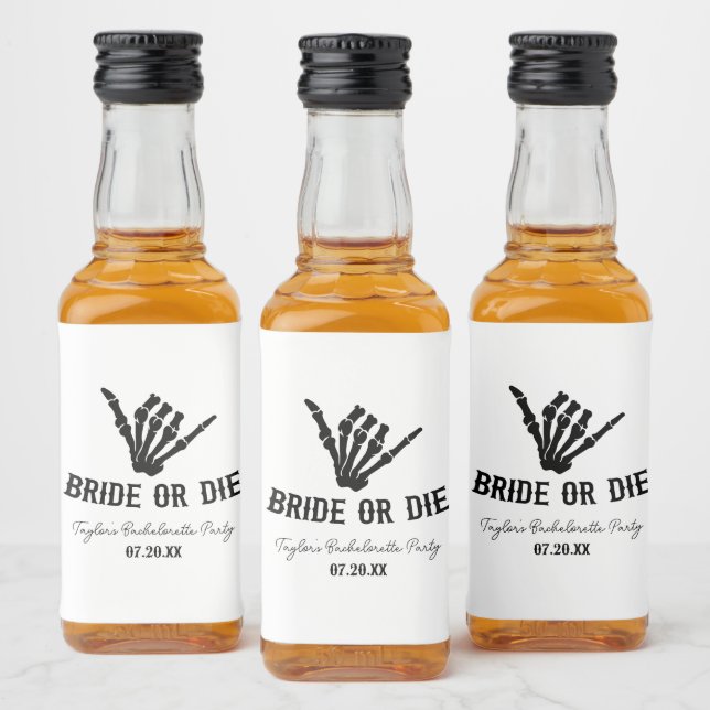 Festa de solteira de esqueleto da Noiva ou da Die  (Garrafas)