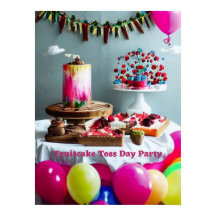 Festa de Toss Day Poster Festa de Inverno Feriado 