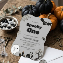 Festa de um ano de Halloween assustador
