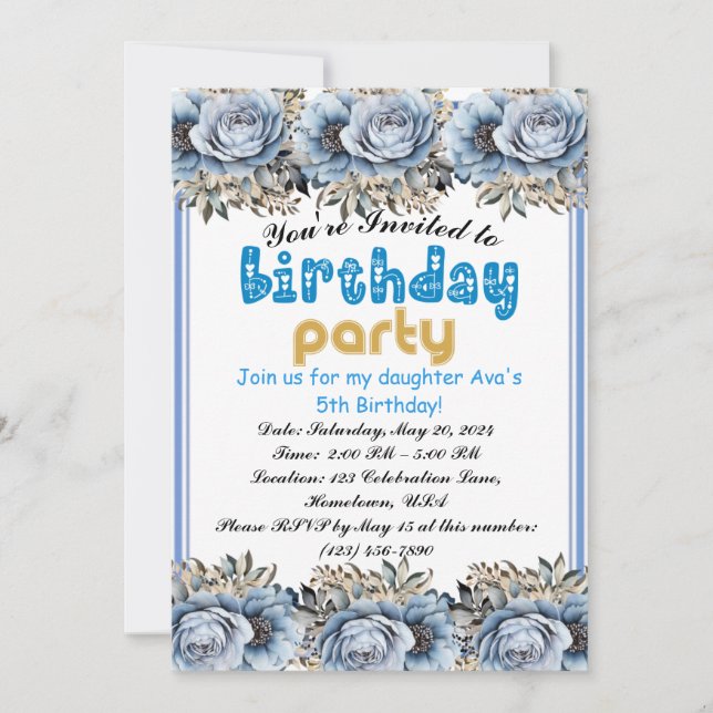 Festa de vamos: Convite para Crianças no Aniversár (Frente)