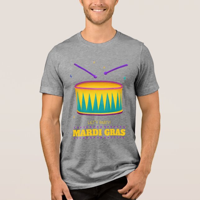 Festa de vamos! Mardi Gras Shirt (Frente)