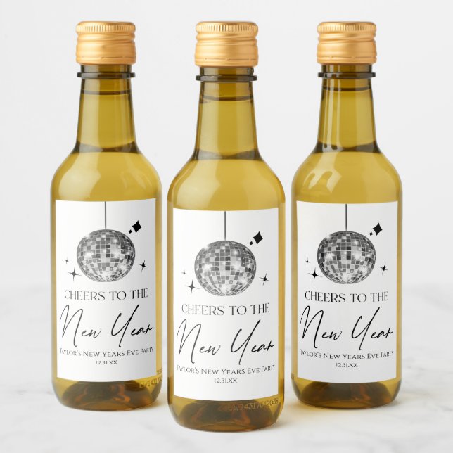 Festa de Véspera de ano novo da Silver Disco Ball (Garrafas)