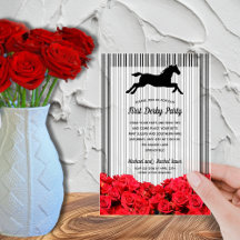 Festa Derby de Cavalo de Corrida e Rosas