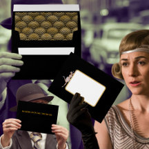 Festa do estilo Art Deco, menina Flapper, de 20 an