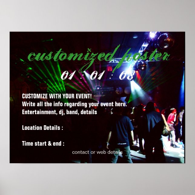 Festa do EVENTO nº 3 Poster (Frente)