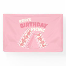 Festa do Picnic de Birthday, com sanduíche de mora