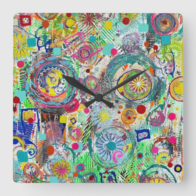 Festa em um relógio de parede (Frente)