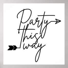 Festa este caminho rumo poster