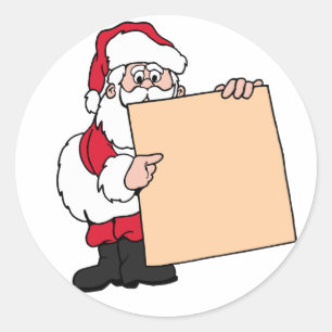 Festa Feriada Nome de etiqueta Santa Claus