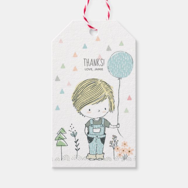 Festa Loura Blona de aniversário Obrigado etiqueta (Frente)