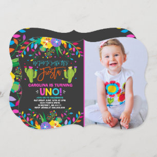 Festa mexicana do aniversário do convite do