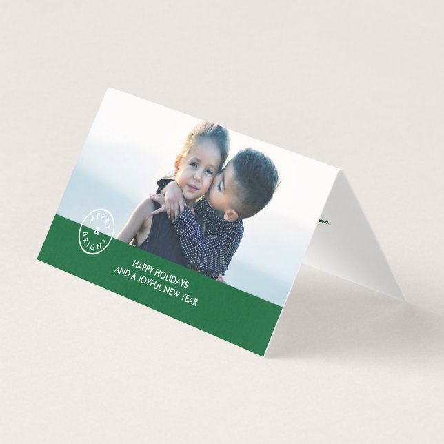 Festa Na moda de Festivo Feriado Vermelho Verde (Frente)