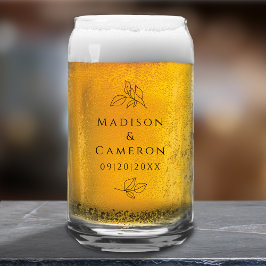 Festa Negra Casal de Casamento Elegante Personaliz