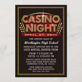 Festa Noite de Casino - Considerados Convites ao B