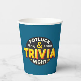 Festa noturna de Potluck Trivia se reúnem
