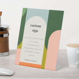 Festa Personalizada de Casamento de Abstrato de Ar