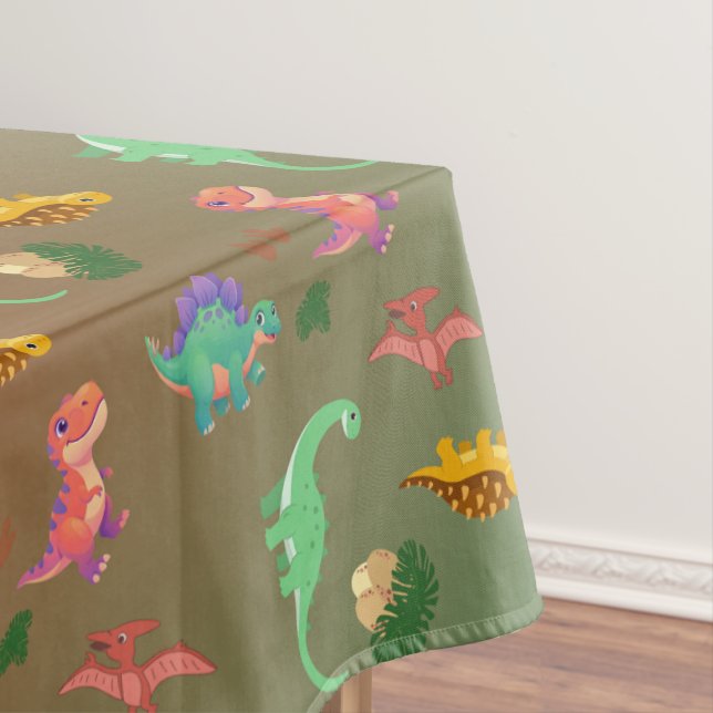 Festa Pré-Histórica – Toalha de Mesa dos Dinossaur (Posição Original)