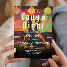 Festa Tango E Convite Para Dançarinos Tango