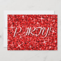 Festa Vermelha de Glitz, convite para o Natal!