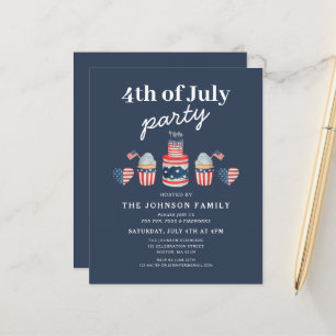 Festa Vermelha E Branco E Azul 4 De Julho
