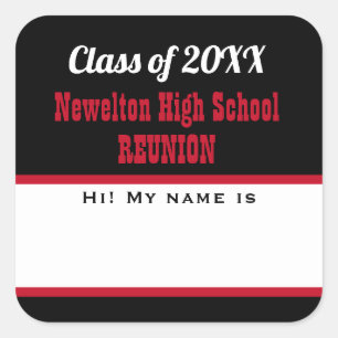 Festa! Vinheta de nome de etiqueta de Reunião de C