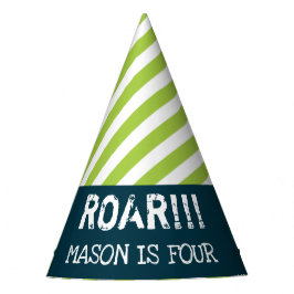 Festas de aniversário Dinossauros Chapéus Verdes