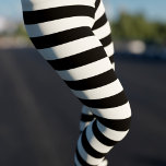 Festas de Festas de Halloween Leggings Convenciona<br><div class="desc">Um par de leggings horizontais,  pretas e esbranquiçadas,  adequadas para uma fantasia de Halloween. Veja a coleção para as senhoras condenadas</div>