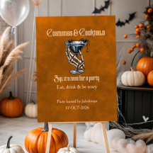 Festas de Halloween de fantasias assustadoras e co