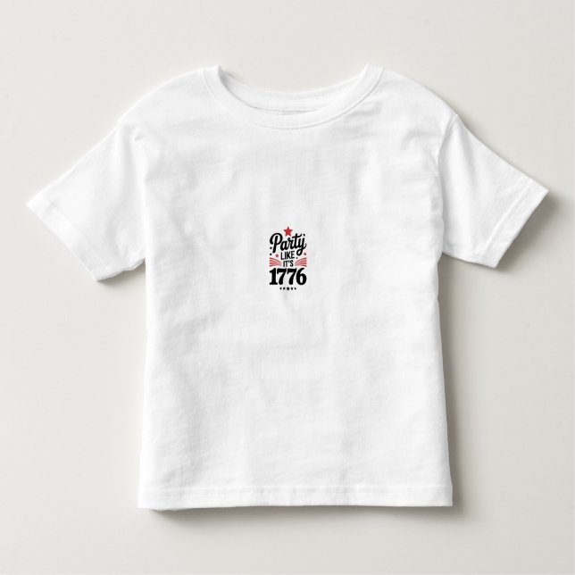Festeje Como Se Fosse 1776 | Camiseta Divertida 4  (Frente)