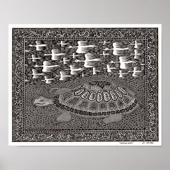 Festina Lente Poster (Frente)