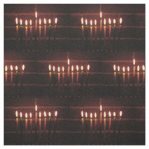 Festival das Luzes de Hanukkah Tecido