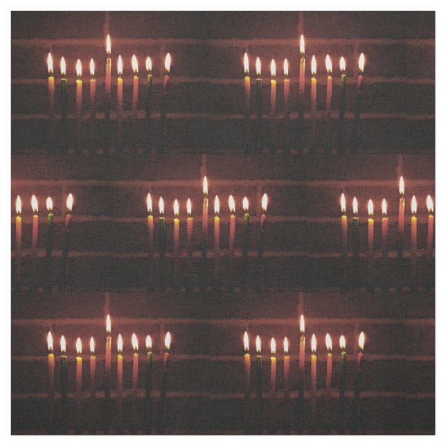Festival das Luzes de Hanukkah Tecido (Modelo)
