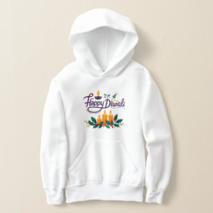 Festival de Hoodie Feliz Diwali Kids Pullover