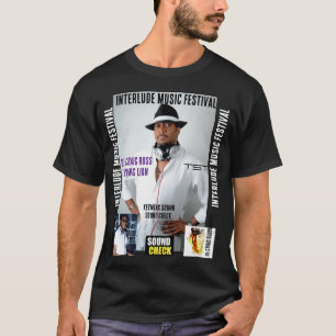 FESTIVAL DE MÚSICA INTERLLUDE Camiseta Preta Bási