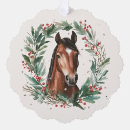 Festivas Equestrian Business Horse Wreath Christma