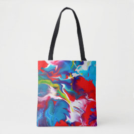 Festive Art Design on Tote
