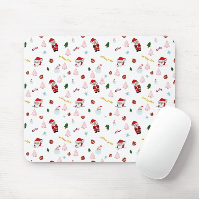Festive Christmas Mousepad (Com mouse)