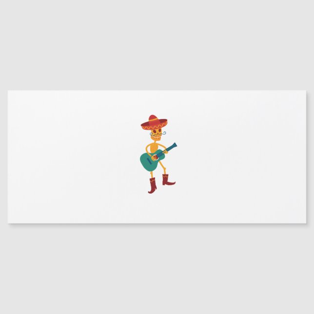 Festive Skeleton Guitar Player (Frente)
