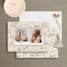 12 dias de Cartão com fotos de Natal