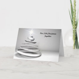 Festividades 25o Do Natal cartão de Natal junto