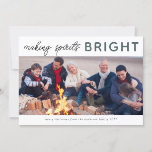 Festividades 3 Foto Colagem Cartão de Natal Brilhante
