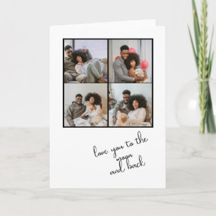 Festividades 4 Cartão Personalizado de Foto e Texto
