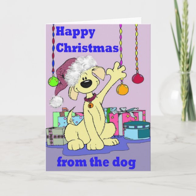 Festividades A Cartão de cão034 (Frente)