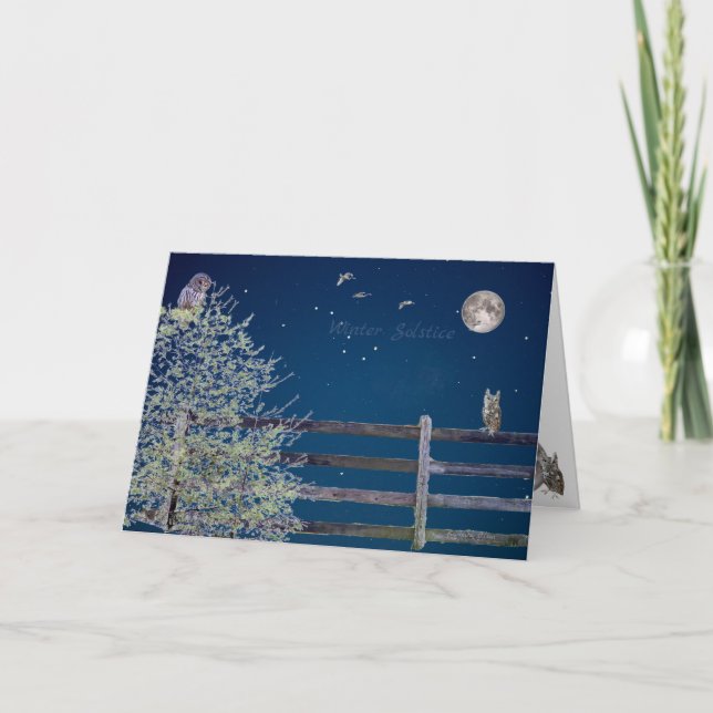 Festividades Abundância da Terra: Cartão de Boas Festas do Sols (Frente)